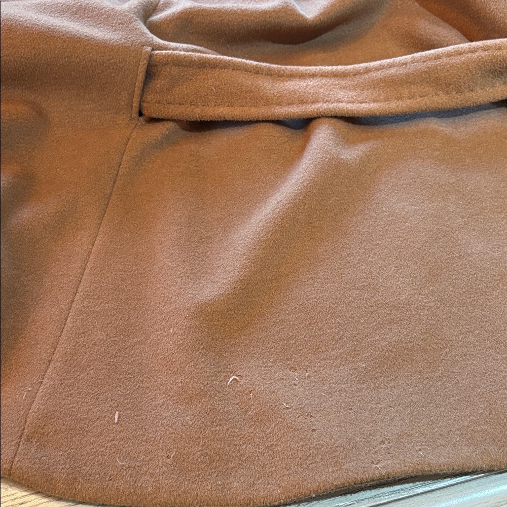 Ellen Tracy Dark Tan Cape Coat with Belt - Picture 7 of 7
